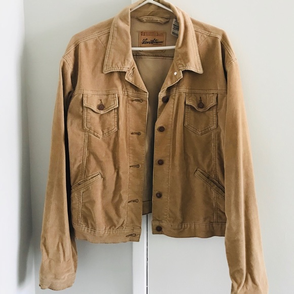 levi's tan corduroy jacket